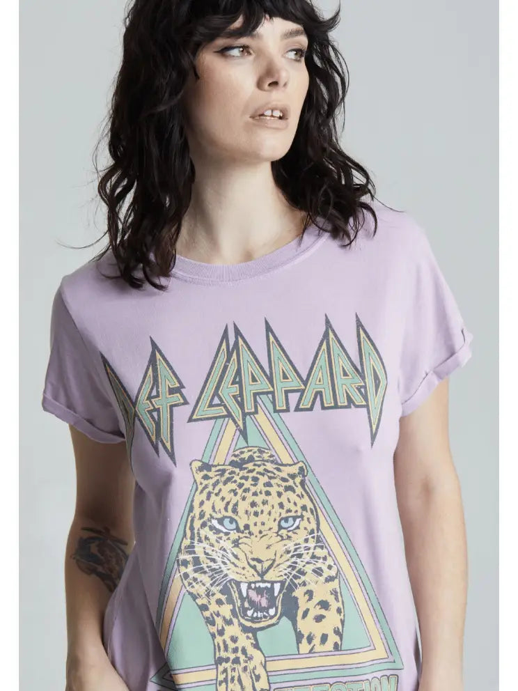 Def Leppard Love & Affection Burnout Tee