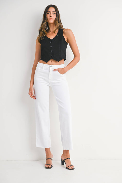Classic Straight Denim-White