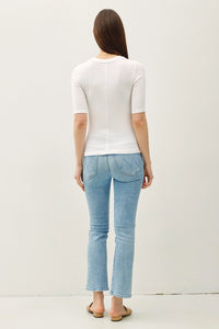 Fitted Classic Crew Short Sleeve Tee