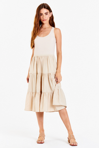AL Portia Tank/Tiered Dress-Bone