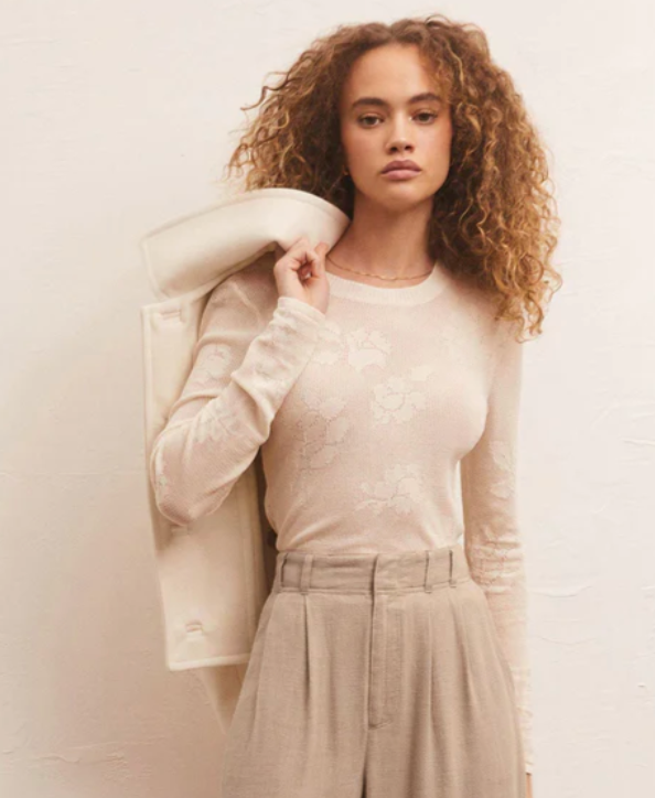 トップス 01 Mi Z Supply Mesh Top-Sandstone ZW233829 – Style Niche Boutique