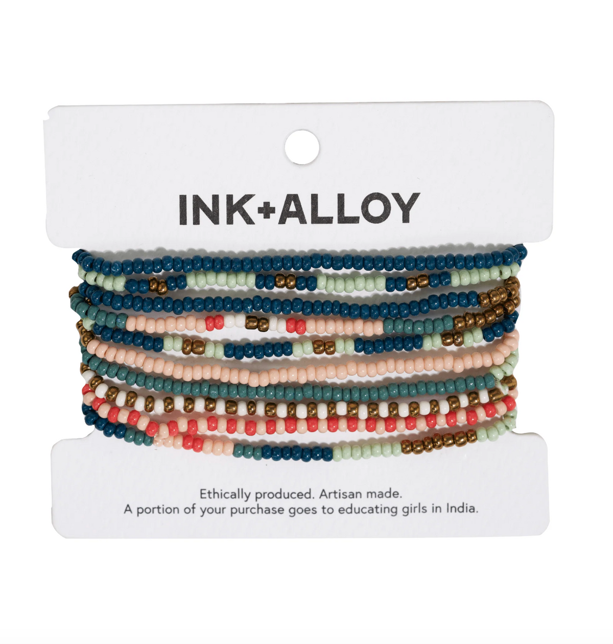 INK Sage 10 Strand Bracelet