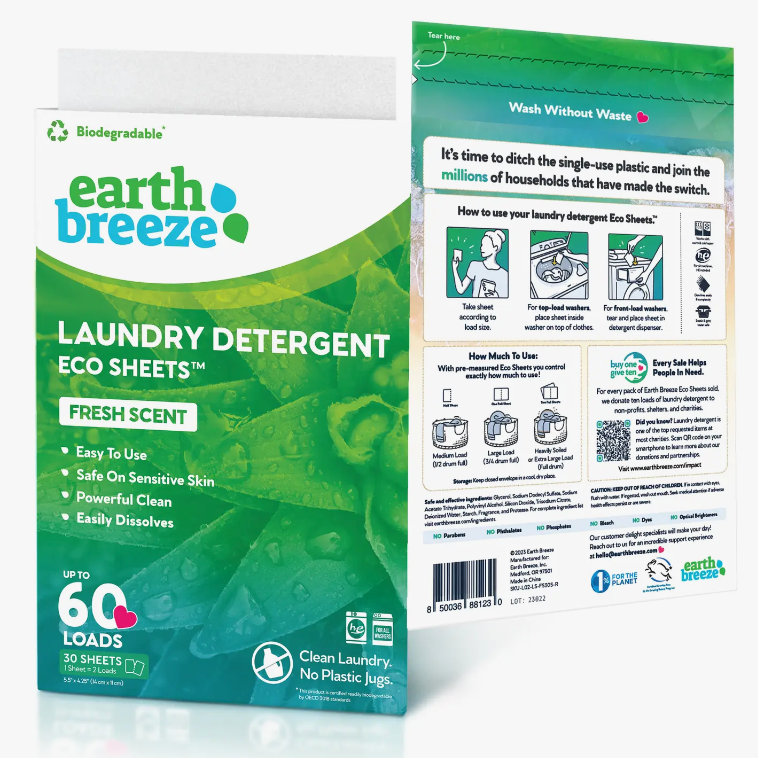 Earth Breeze Laundry Sheets – Style Niche Boutique