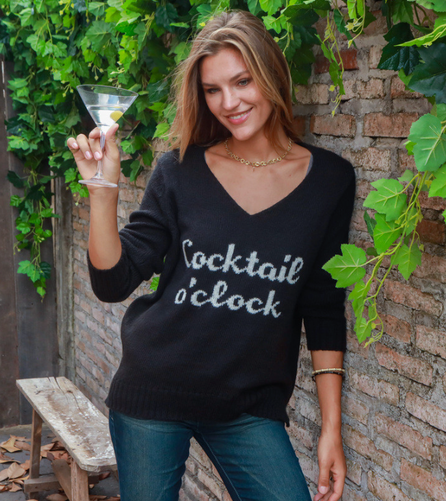 WS Cocktail O'Clock Sweater
