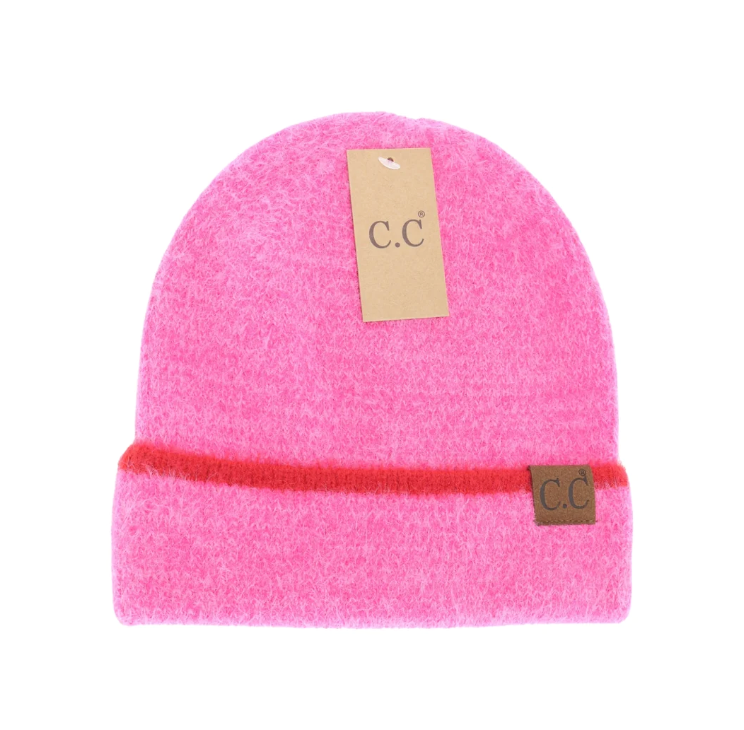 CC Feather Yarn Beanie