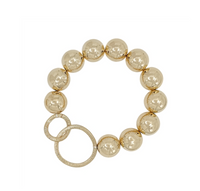 WH Lg Bead Stretch Bracelet