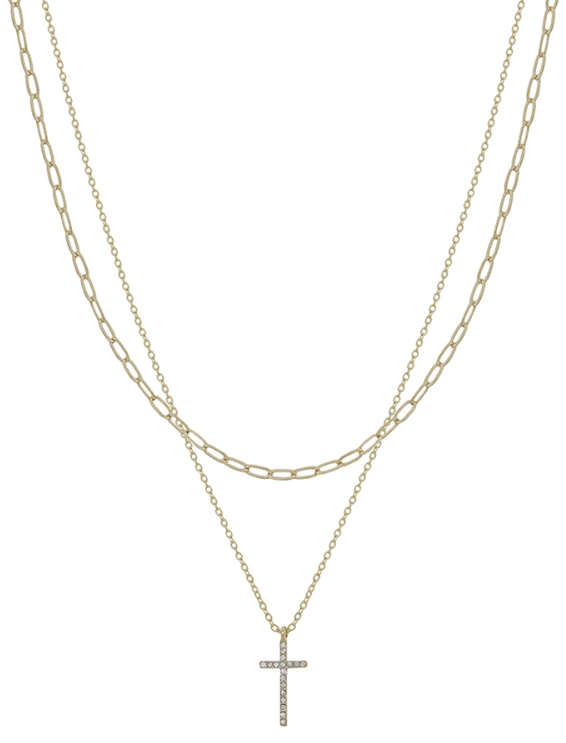 WH Double Chain w/Cross