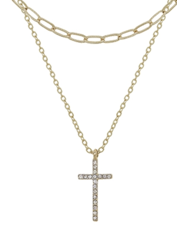 WH Double Chain w/Cross