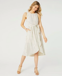 C+C Swiss Dot Dress-Polka Dot