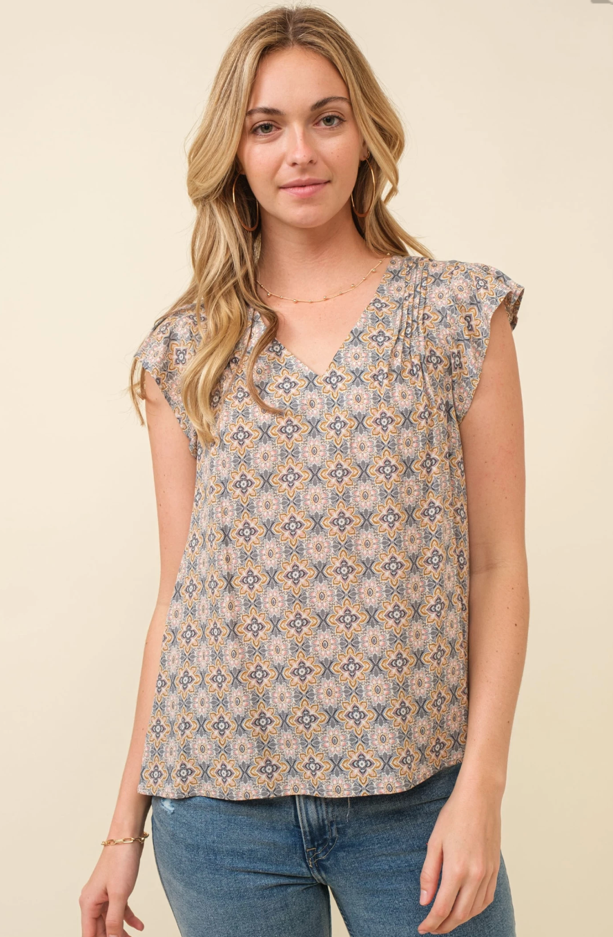 CC Medallion Blouse