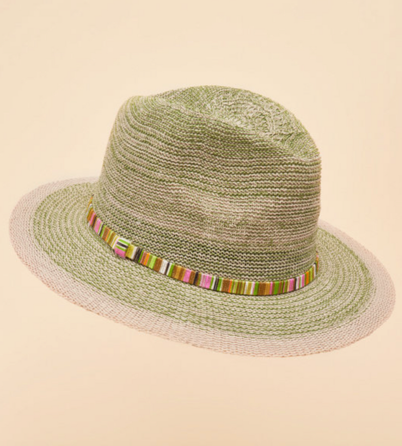 Fern Hat w/Colorful Band