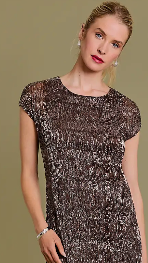 GILLI Lurex Midi Dress AD4625 Style Niche Boutique GILLI Lurex Midi Dress AD4625 Style Niche Boutique