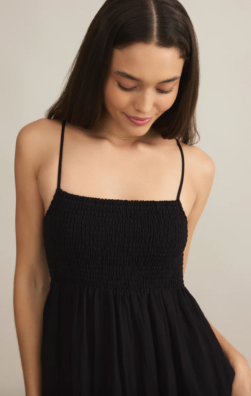 Beachside Smocked Midi Dress