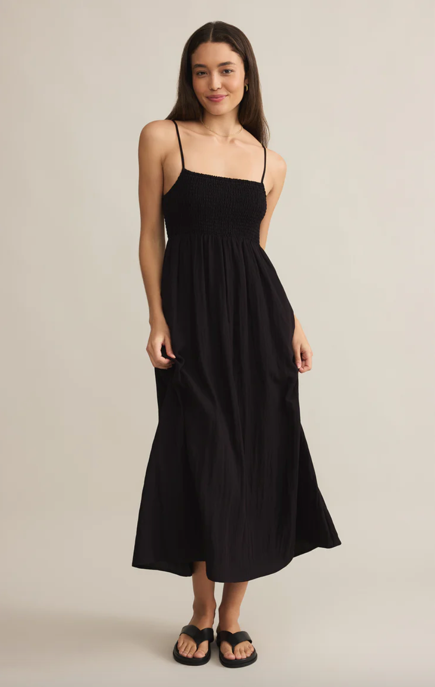 Beachside Smocked Midi Dress