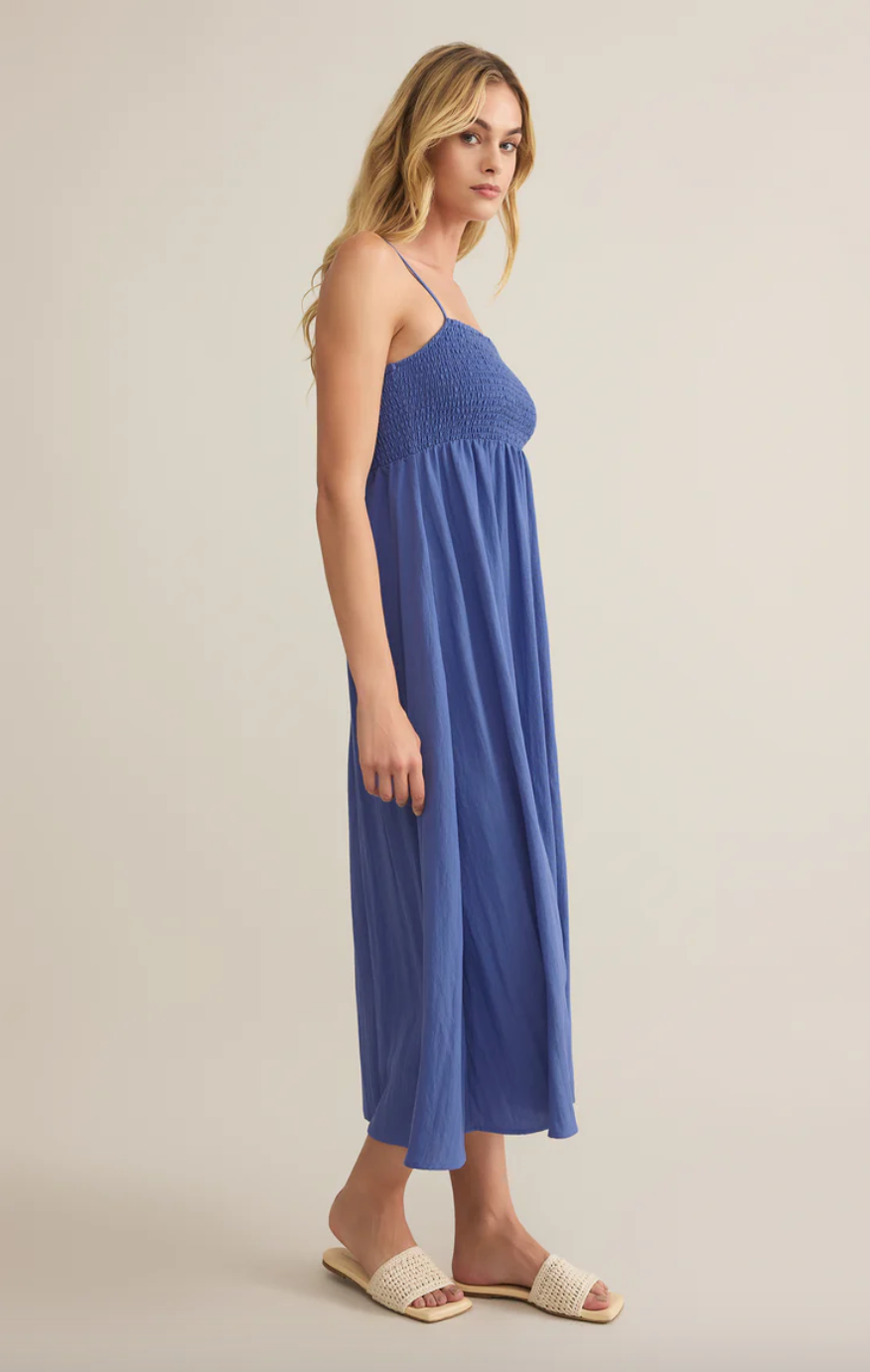 Beachside Smocked Midi Dress