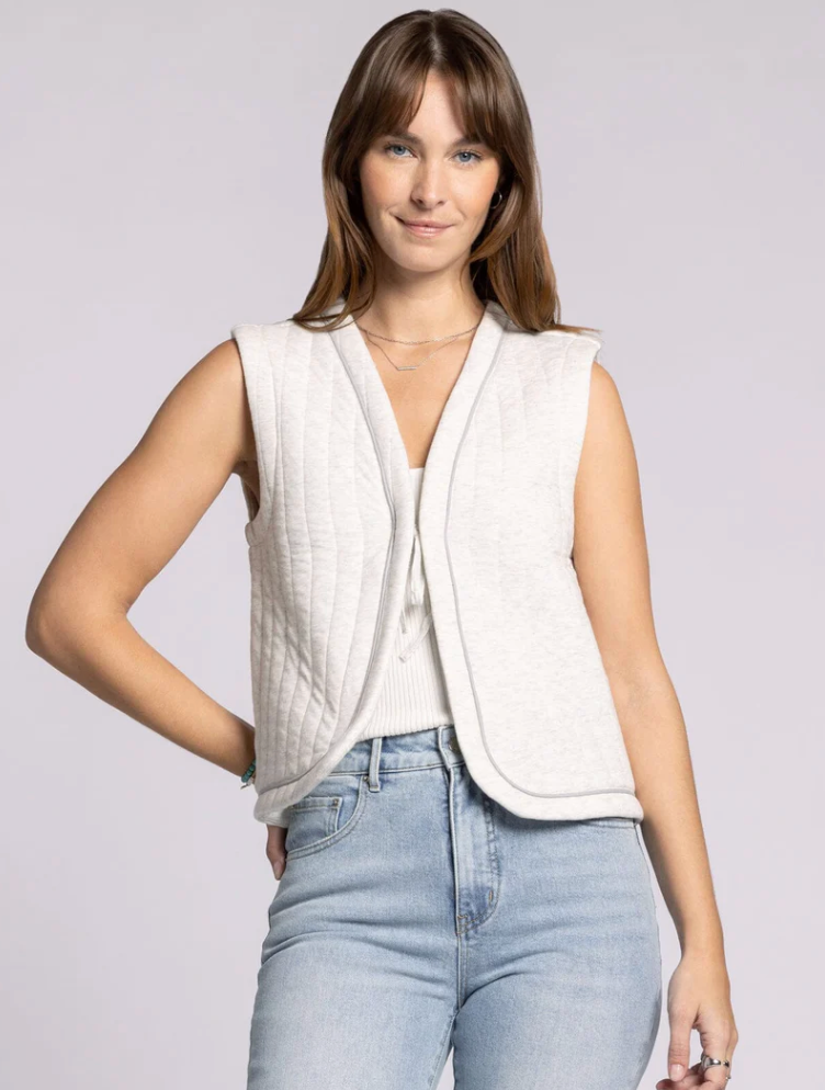 Joplin Quilted Knit Vest