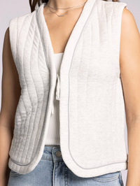 Joplin Quilted Knit Vest