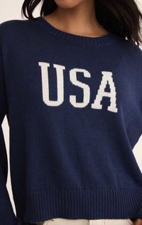 Z Supply Sienna USA Sweater