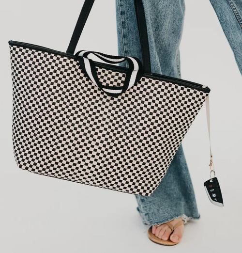 Woven Tiffany Organizer Tote Bag