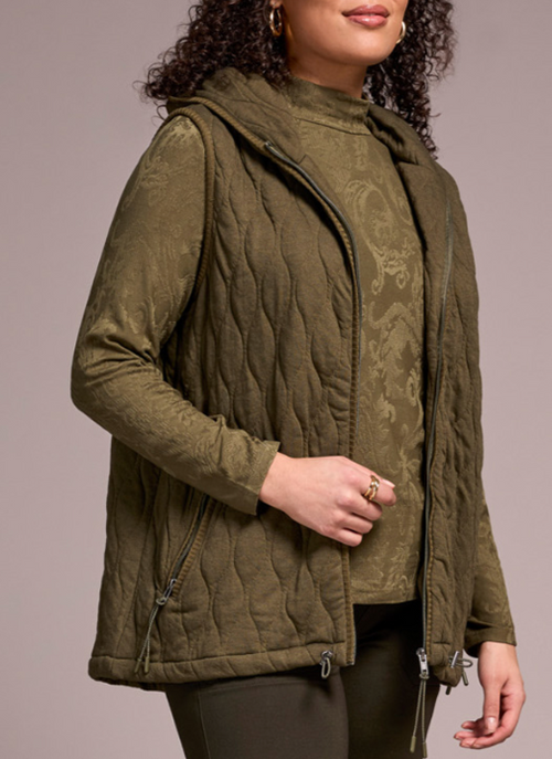 Tribal Vest w/Zip Front & Hood