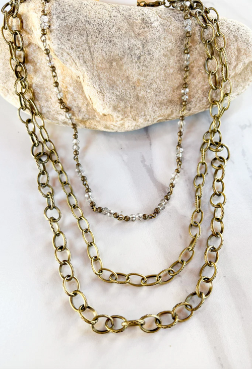 Triple Chain Necklace