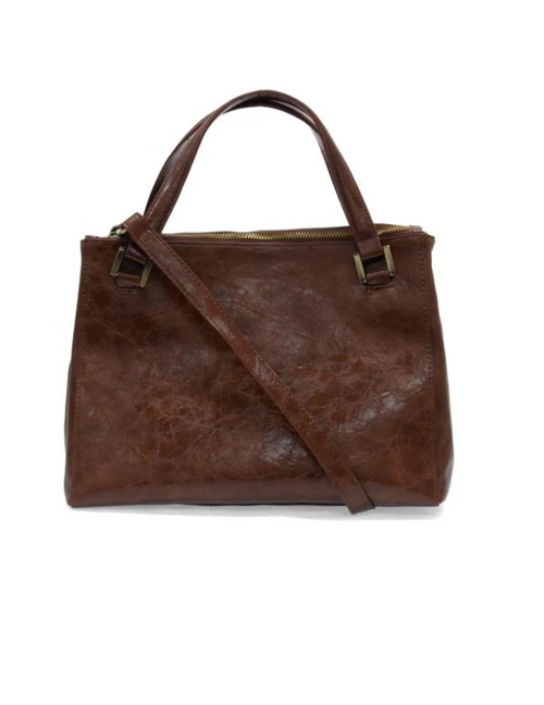 Shawna Triple Zip Satchel Crossbody