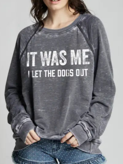 It Was me, I Let the Dogs Out - Sweatshirt