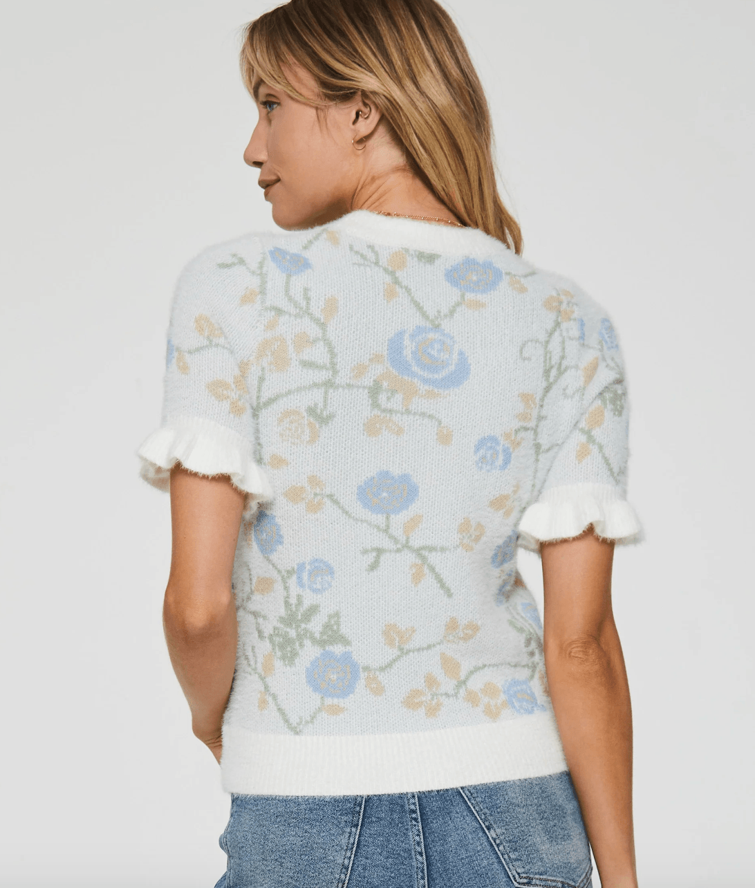 AL Spring Floral SS Sweater