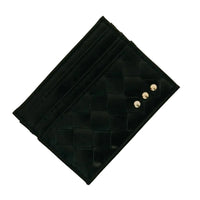 Mariah Woven Small Card Holder Wallet