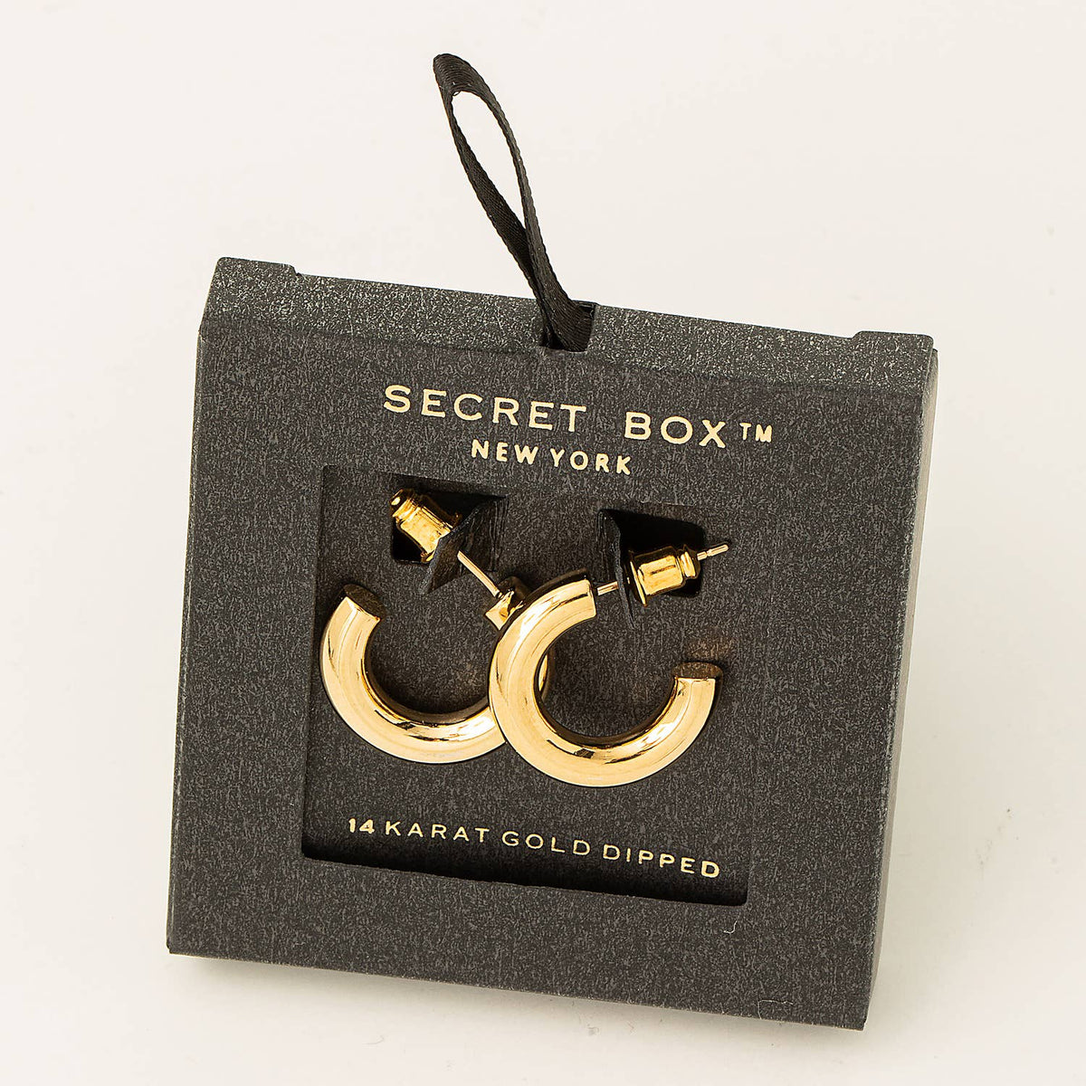 Gold Dipped Hoop Earrings