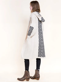 Downtown Tribal Hooded Coatigan
