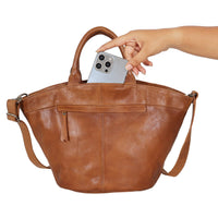 Latico Claudia Diamond Leather Crossbody Bag