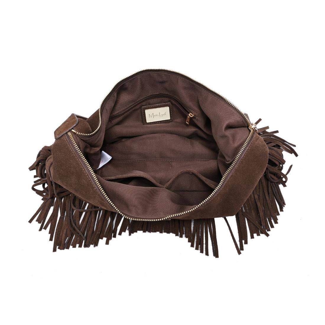 Reba Fringe Hobo Handbag