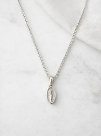 Diamond Teardrop Pendant Necklace