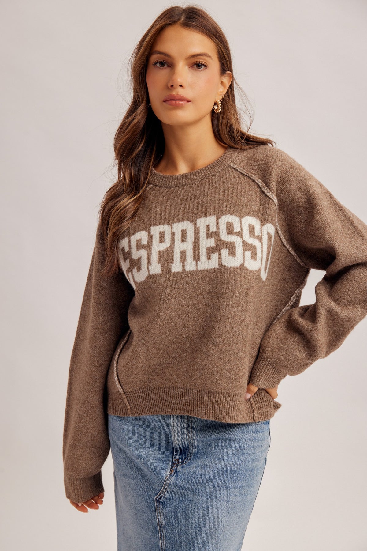 Espresso Sweater -Mocha