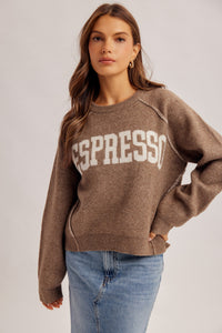 Espresso Sweater -Mocha