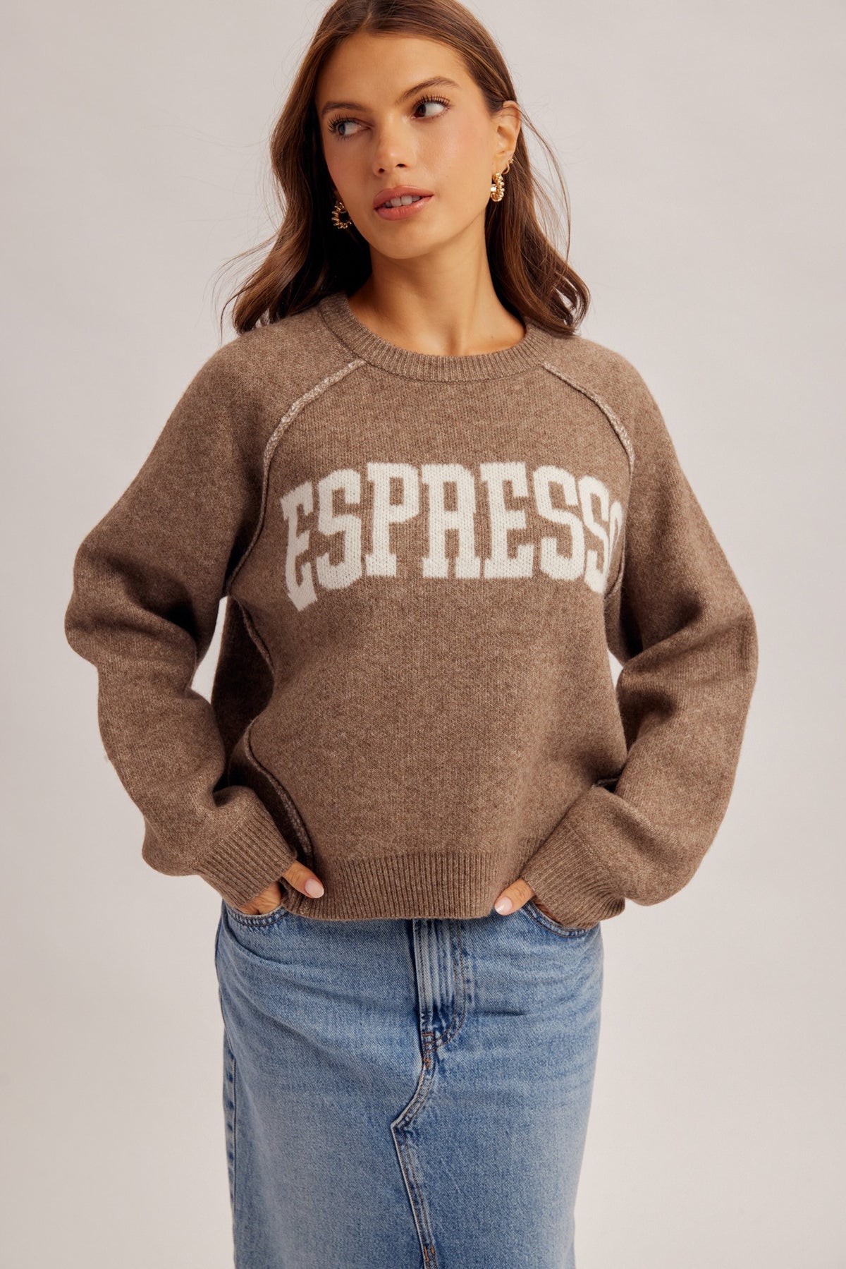 Espresso Sweater -Mocha