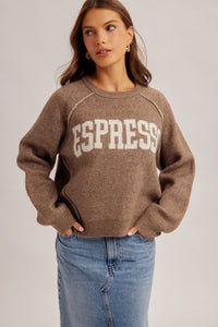 Espresso Sweater -Mocha