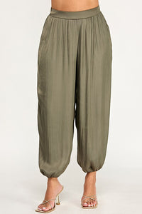 Satin Balloon Pants