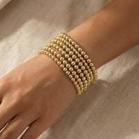 Gold Dipped Bead Bracelet Set