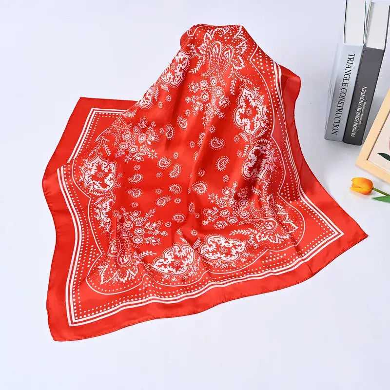 Western Bandana Silk Scarf
