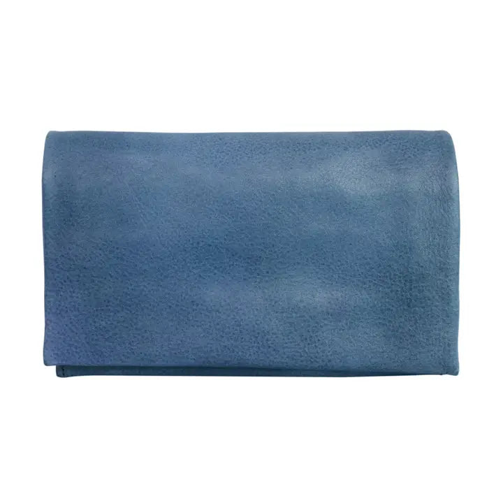 Latico Eloise Handcrafted Leather Wallet: Grass