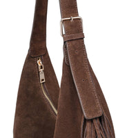 Reba Fringe Hobo Handbag