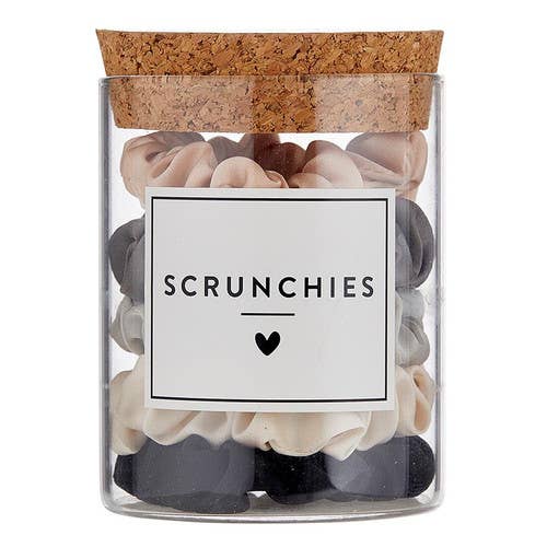 Satin Scrunchies Jar
