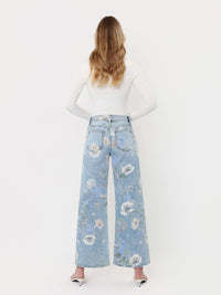 Vintage Floral Wide Leg Jean