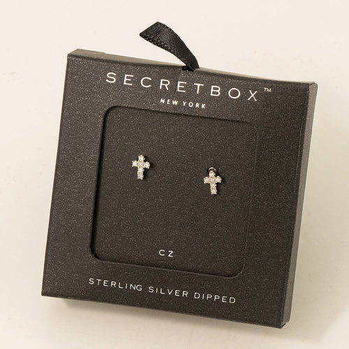 Mini Cross Stud Earrings
