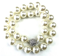 Simple Pearls W/Magnetic Clasp