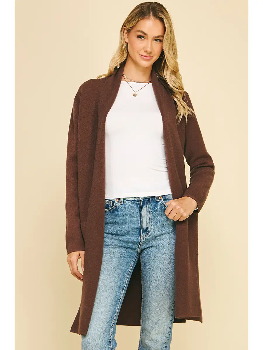 Open Front Sweater Cardigan