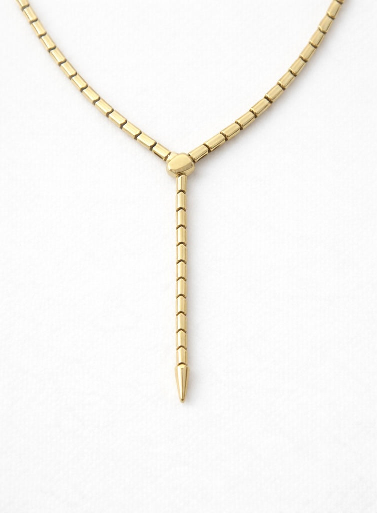 Serpent Necklace-Gold