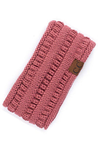 C.C Solid Ribbed Headwrap